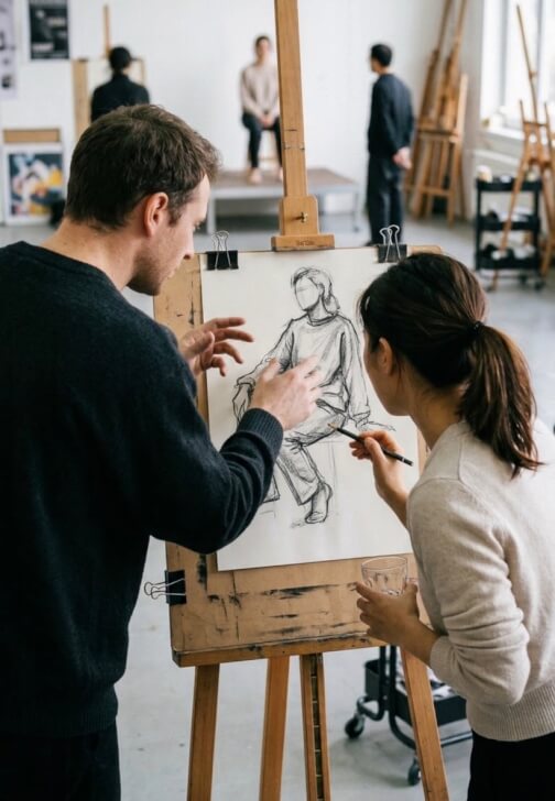 Creative Live Drawing Class