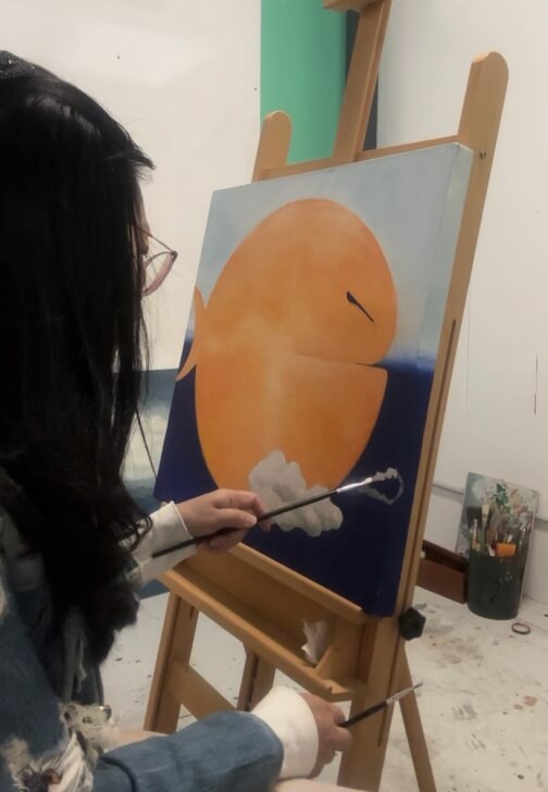 Photo from a drawing class in Ashfield
