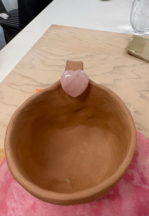 Photo from a pottery class in Burleigh Heads