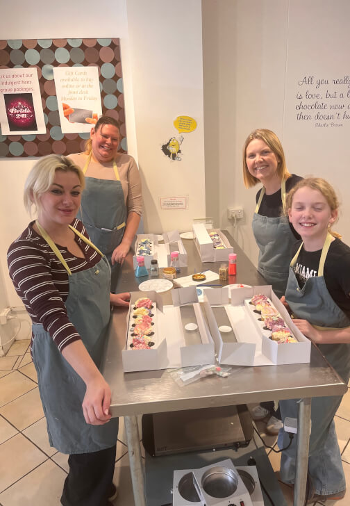 Photo from a baking and Desserts class in North Adelaide