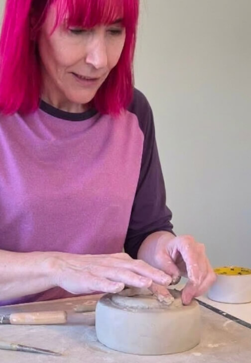 Photo from a pottery class in Lawnton