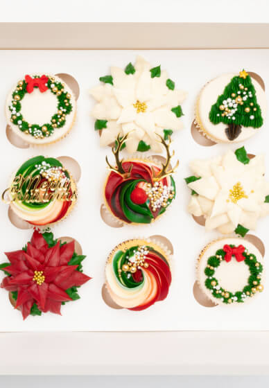Deck the Halls Cupcake Class