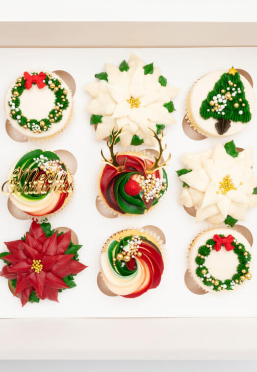 Deck the Halls Cupcake Class
