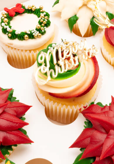 Deck the Halls Cupcake Class