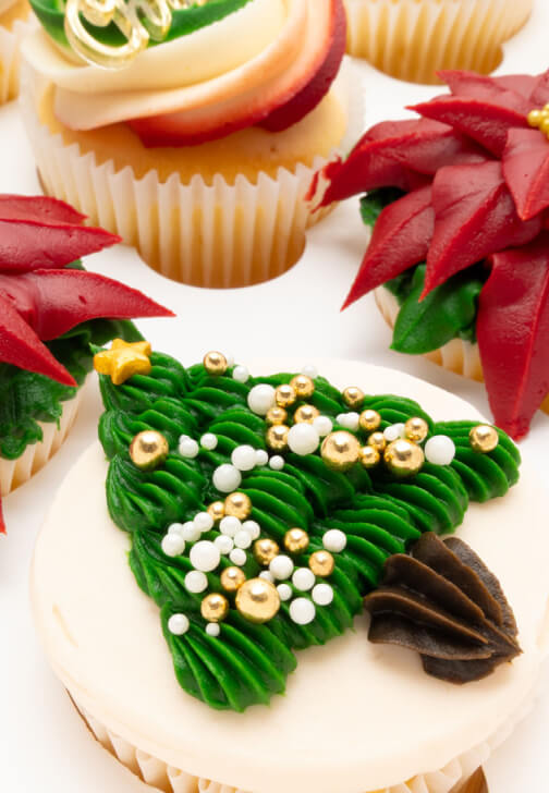 Deck the Halls Cupcake Class