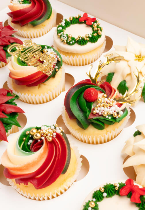 Deck the Halls Cupcake Class