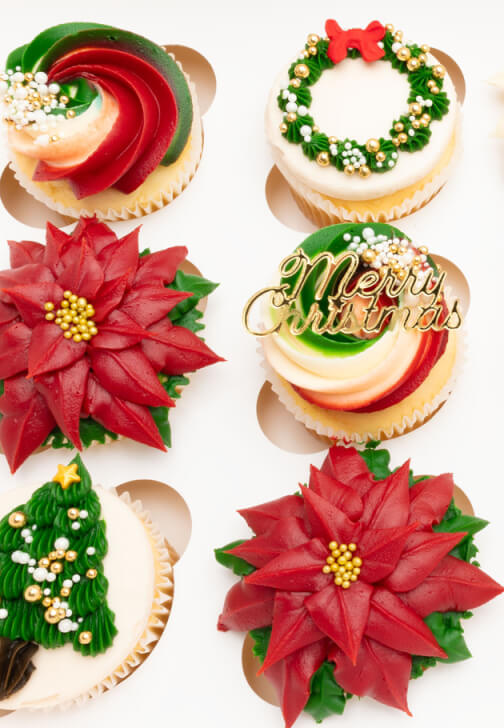 Deck the Halls Cupcake Class