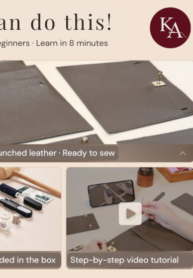 DIY Leather Handbag Kit | Beginner Friendly
