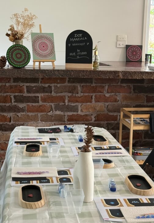 Painting class in Springwood with Prachi Patel
