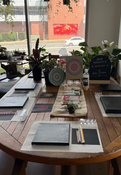 Dot Mandala Paint and Sip Workshop