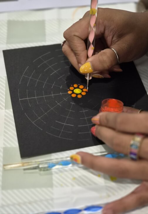 Photo from a painting class in Springwood