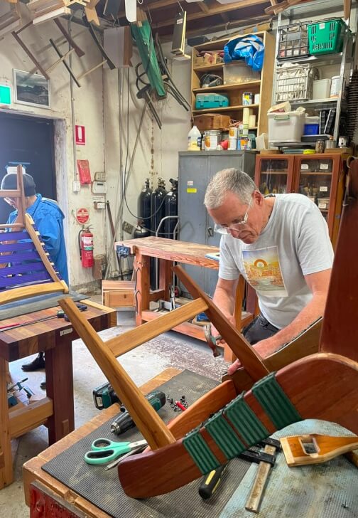 Woodworking class in Marrickville