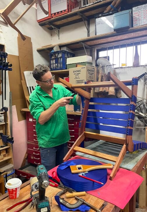 Woodworking class in Marrickville with Among the Trees