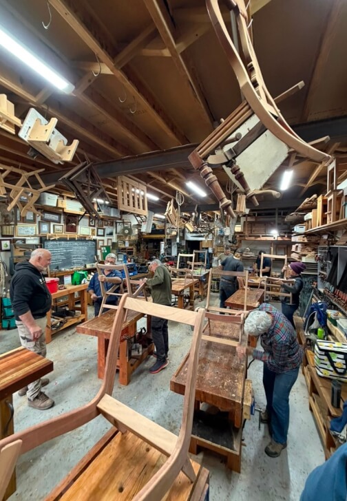 Woodworking class in Marrickville