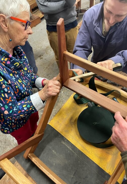Photo from a woodworking class in Marrickville