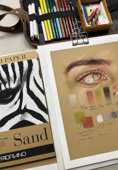 Draw Realistic Eyes with Soft Pastels: Art Workshop
