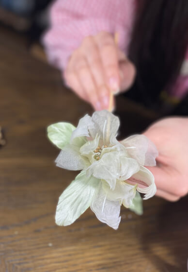 Fabric Flower Workshop: Magnolia