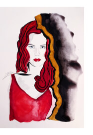 Fashion Illustration Christmas Card Making at Home