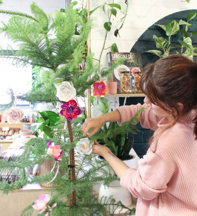 Festive Flower Ornaments Workshop