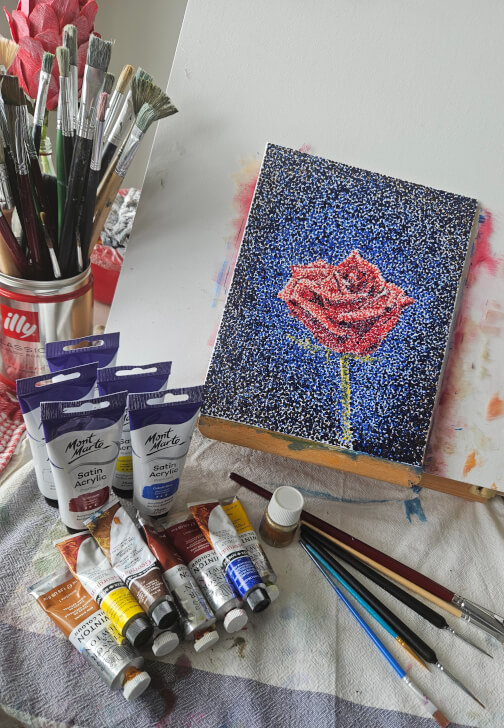 Painting class in Sydney