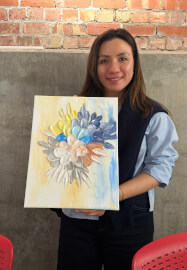 Floral Textured Art Workshop