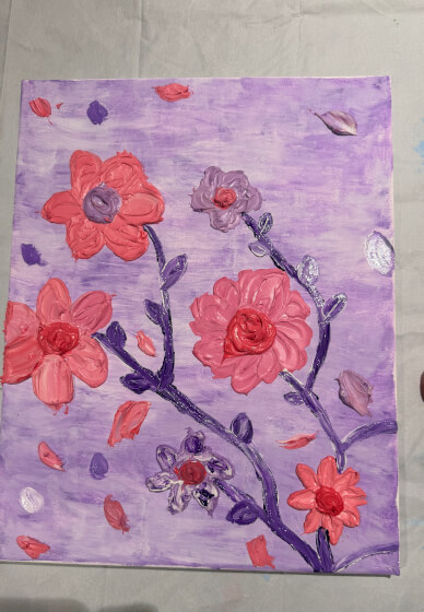 Floral Textured Art Workshop – Create Your Own Masterpiece