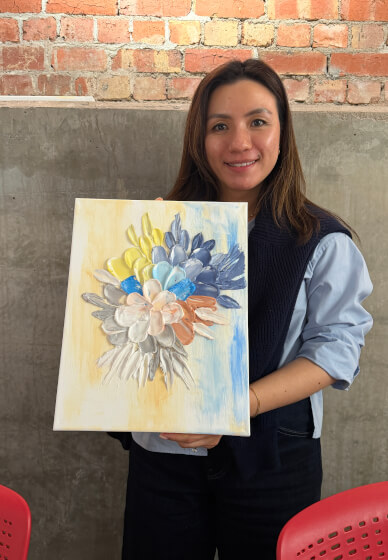 Floral Textured Art Workshop – Create Your Own Masterpiece