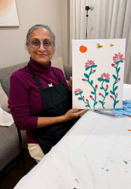Floral Textured Art Workshop – Create Your Own Masterpiece