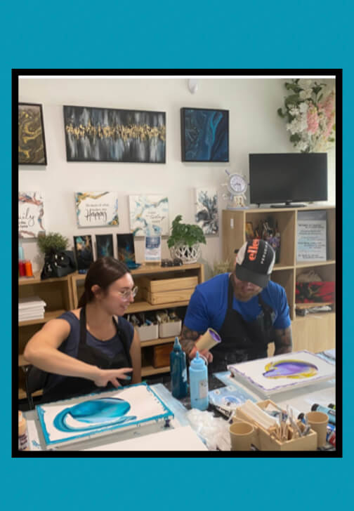 Fluid Art Painting Class