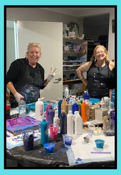 Fluid Art class in Lakelands