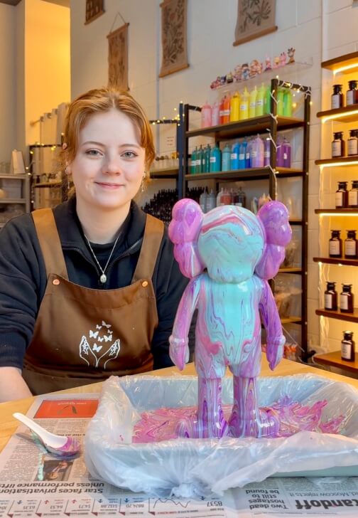 Photo from a fluid Art class in Braddon
