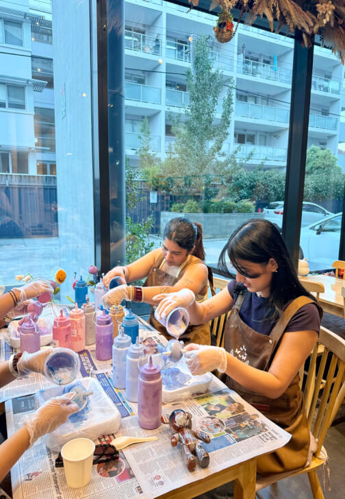 Fluid Art class in Braddon