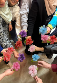 French Beaded Rose Workshop