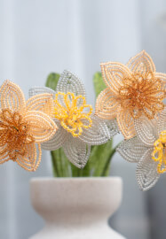 French Beaded Rose Workshop