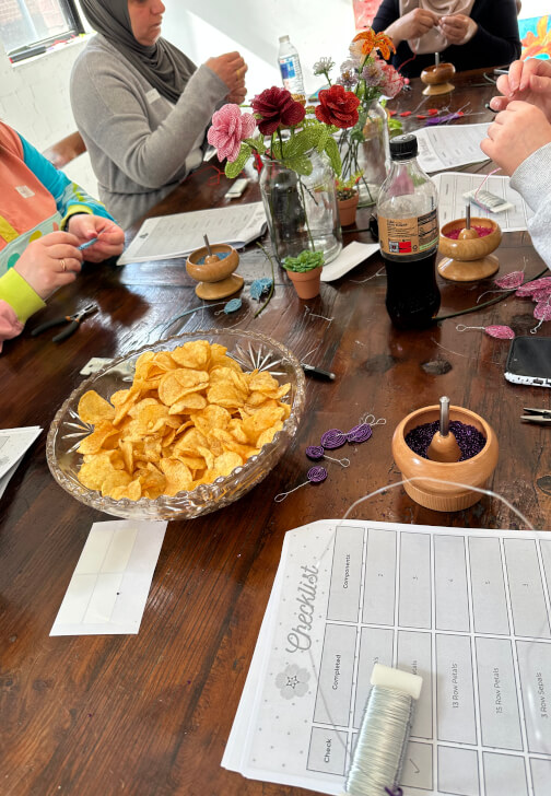 Jewellery Making class in Northcote with HandyNeedleTreasures