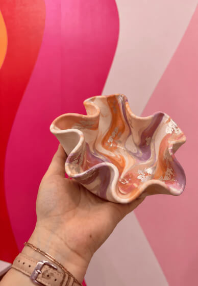 Frilly Clay Bowl Workshop