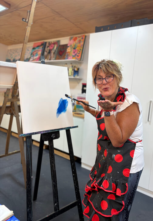 Painting class in Monbulk