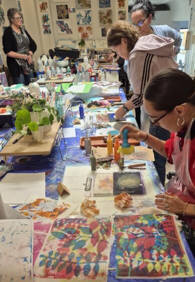 Gel Printing Workshop: Create Handmade Cards and Gifts