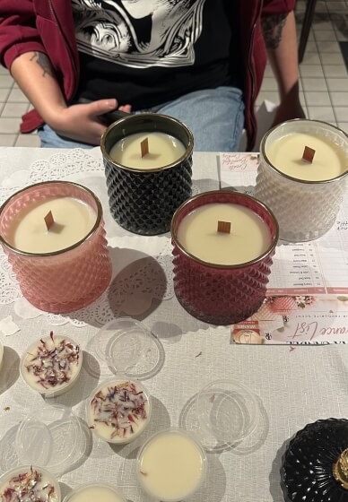 Geo Jar Soy Wax Candle Making Workshop