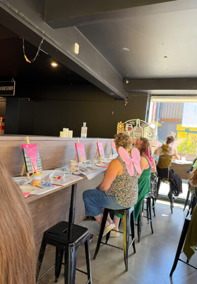 Guided Canvas Painting and Wine Workshop
