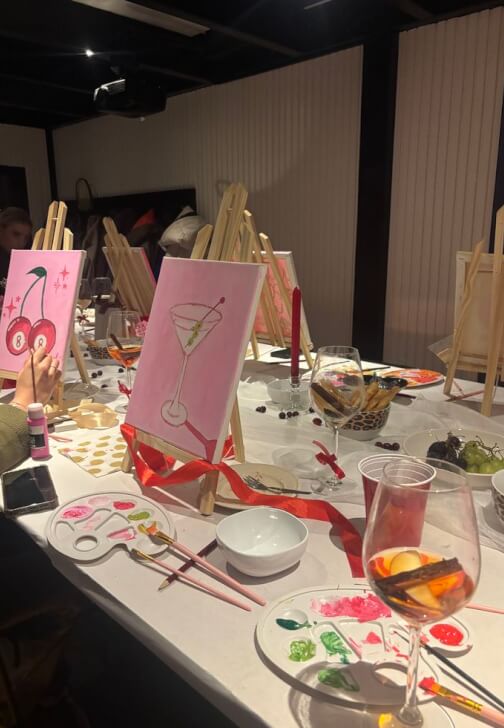 Painting class in Hobart