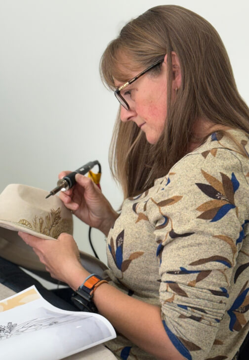 Photo from a textiles class in Portland