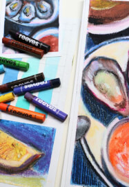 Introduction to Wax Pastel Techniques
