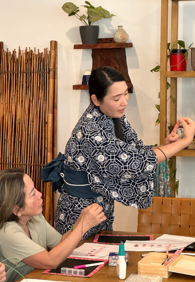 Japanese Mizuhiki Knot Craft Workshop: Earrings and Bookmark