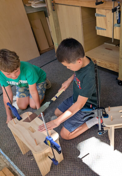 Kids and Teens Woodworking Workshop