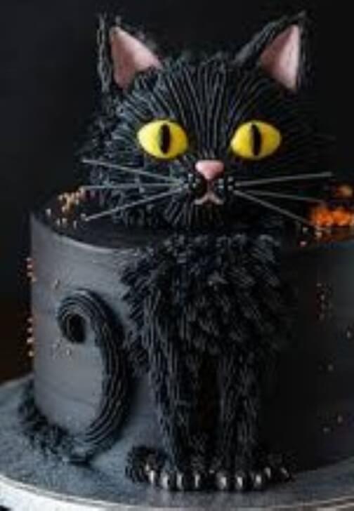 Kids Only Spooky and Sweet: Halloween Black Cat Cake Workshop