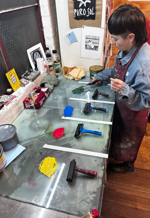 Linocut Workshop for Private Groups