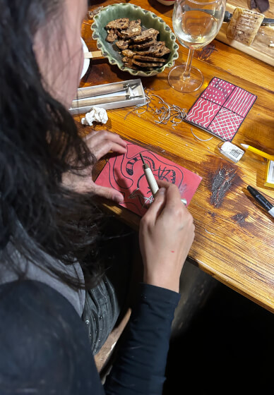 Linocut Workshop for Private Groups