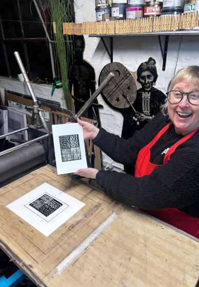 Linocut Workshop for Private Groups