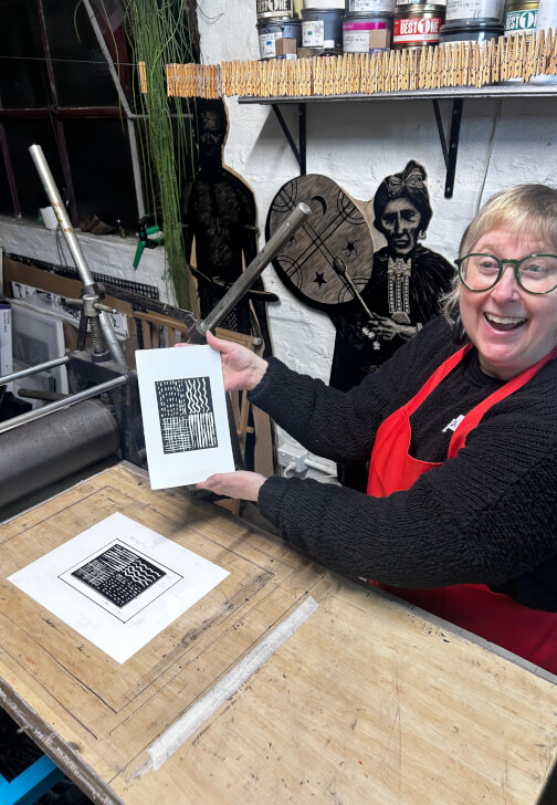 Print Making class in Brunswick West